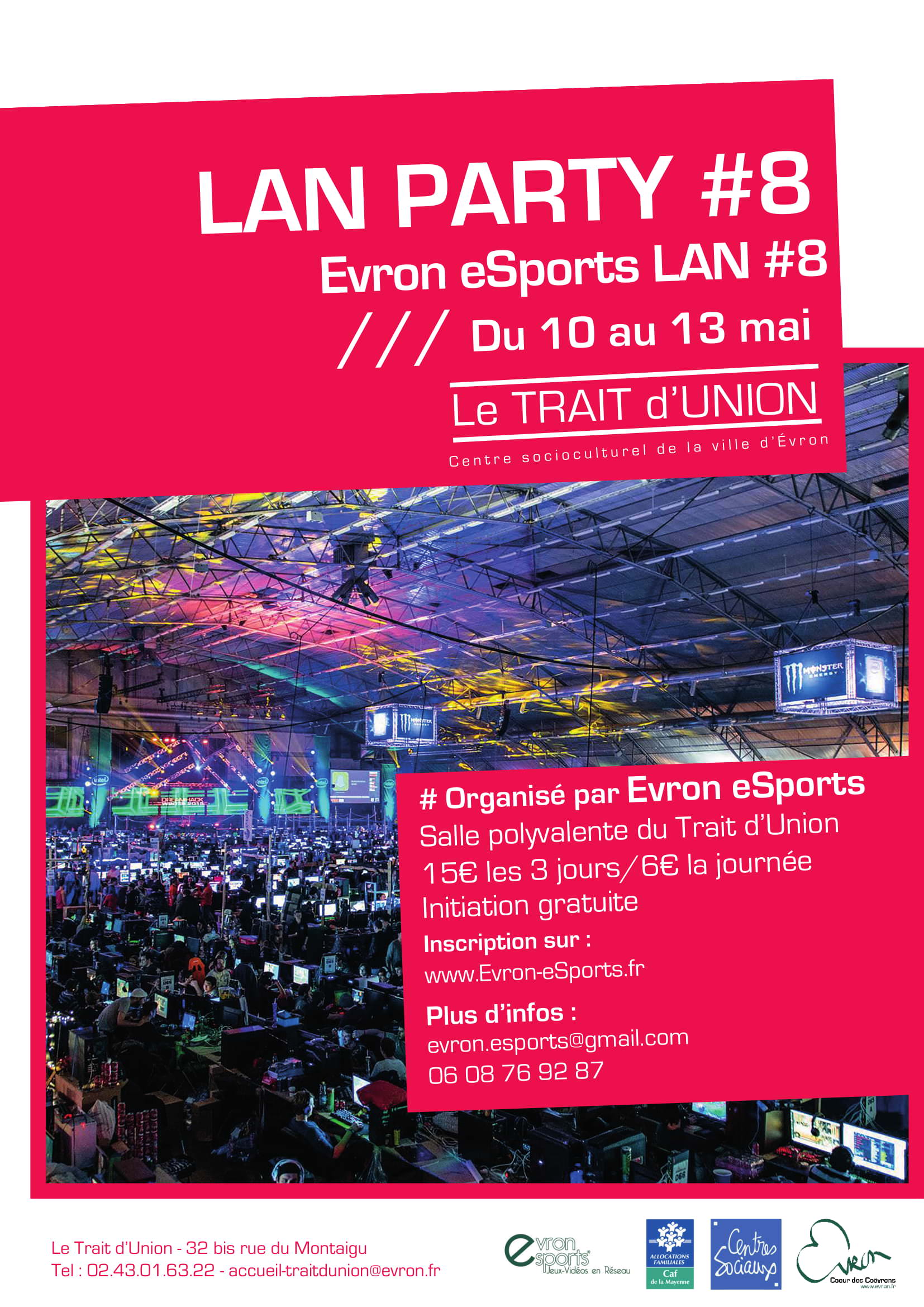 Affiche Evron eSports LAN